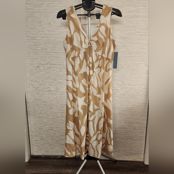 London Times Dresses & Skirts - London Times NWT-  Tan and Cream Abstract Dress